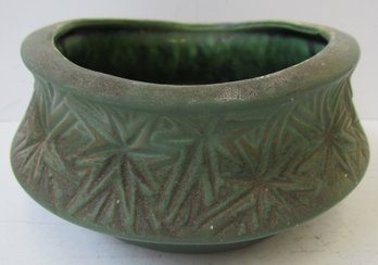 Small 1968 MCP-13-USA Green Pottery Planter