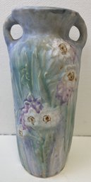 Antique WELLER SILVERTONE WARE Pastel Colored Vase