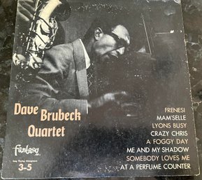Dave Brubeck Quartet 10' Jazz - Blue Vinyl