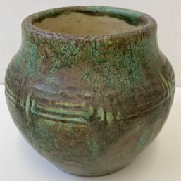 Vintage HAMPSHIRE Pottery Green Vase #2