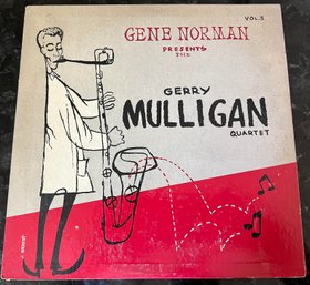 Gene Norman Pressents Gerry Mulligan Quartet Jazz 10'