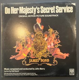 On Her Majestys Secret Service 007 James Bond / UAS 5204 / LP Record