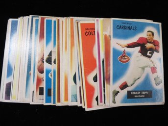(35) 1955 Bowman Football Cards W/ Hall Of Famers - Estate Fresh