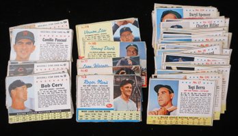 (66) 1961-1963 Post Cereal Baseball Cards With Hall Of Famers - Estate Fresh