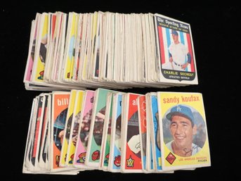 (209) 1959 Topps Baseball Cards W/ Stars - Estate Fresh