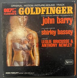GoldFinger 007 James Bond Movie Soundtrack LP Record
