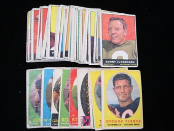 (46) 1958 And 1961 Topps Football Card Lot - Estate Fresh