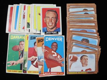 (49) 1964-1966 Topps Football Card Lot With Stars - Estate Fresh