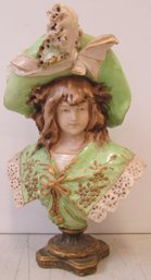 Antique TURN TEPLITZ Bohemia Porcelain Bust