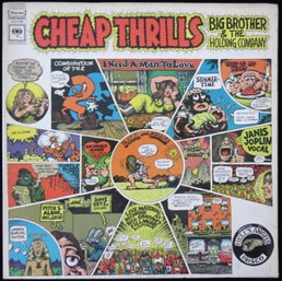 Big Brothers And Holding Company Janis Joplin Cheap Thrills LP