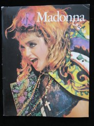 1985 Madonna Like A Virgin Tour Program W/ Poster