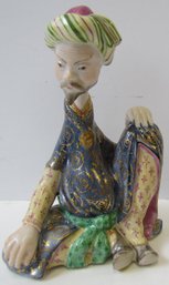 HEREND Miniature Porcelain Figurine #15403 Sitting Persian Man