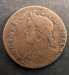 1787 Connecticut Copper Draped Bust Left Colonial Coin