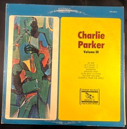 Charlie Parker Volume 3 / FS-254 / LP Record