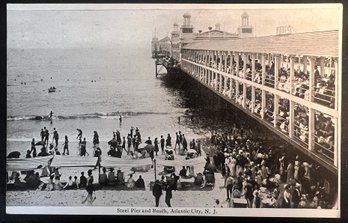 C. 1905 Atlantic City NJ Steel Pier Postcard