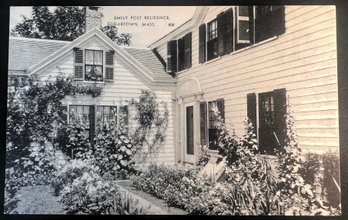 1930s Edgartown Marthas Vineyard Cape Cod Emily Post Residence Postcard