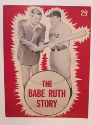 1948 THE BABE RUTH STORY Baseball Movie Program