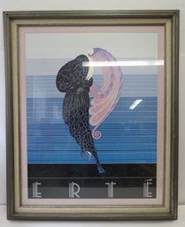 Arge Framed Art Deco ERTE Print-Beauty & The Beast Art Nouveau