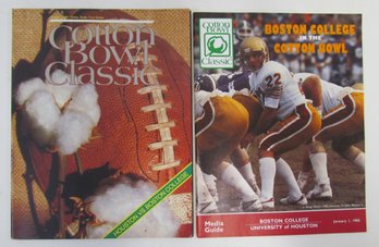 1985 COTTON BOWL Program & Media Guide - Boston College Doug Flutie