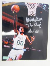 ROBERT PARRISH Boston Celtics Signed 8 By 10 Basketball Photograph