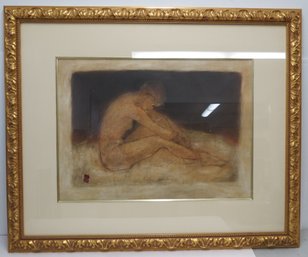 Roy Fairchild Signed Framed NUDE Lithograph #4/385