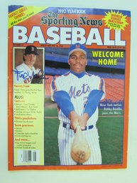 Signed 1992 FRANK VIOLA The Sporting News Baseball Magazine