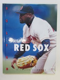 1999 HISTORY OF THE RED SOX Baseball Hardcover Book Signed By MO VAUGHN