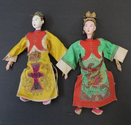 (2) Vintage Asian Dolls