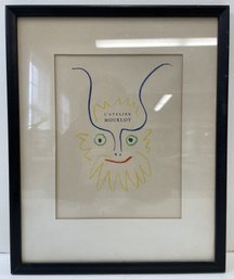 PABLO PICASSO L'Atelier Mourlot Color Lithograph-1000 Ed.