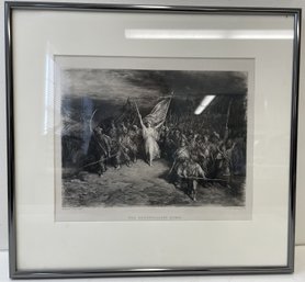 GUSTAVE DORE PINX Framed Etching Titled THE MARSEILLAISE HYMN