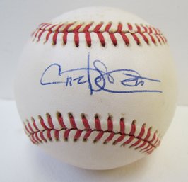 Carlos Pena Single Signed Boston Red Sox Baseball