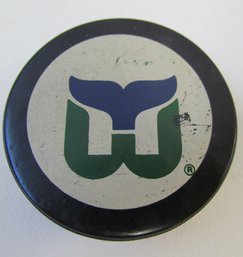 1980s HARTFORD WHALERS NHL Game Model Hockey Puck