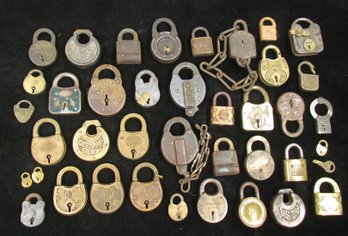 Collection Of Assorted PADLOCKS