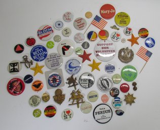 Collection Of Assorted Pins-Some Vintage