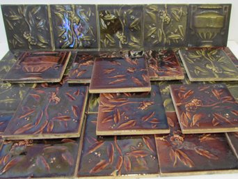 Collection Of (23) Antique KENSINGTON Tiles