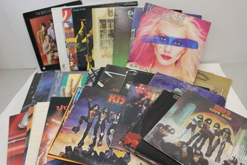 Large Collection Of Assorted Record Albums - Rock N Roll