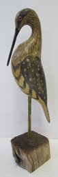 K.J.K. Signed Bird Decoy