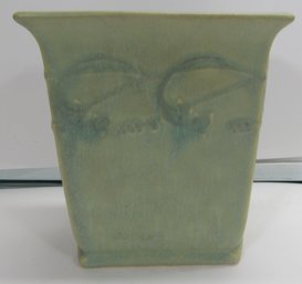 Vintage ROSEVILLE Pottery Rectangular Vase