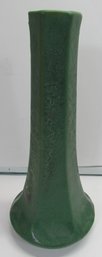 Vintage Weller Pottery Green Vase - 11 INCHES Tall