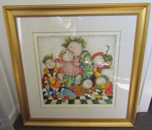 GRACIELA RODO BOULANGER Framed SIGNED Lithograph Mothers Day