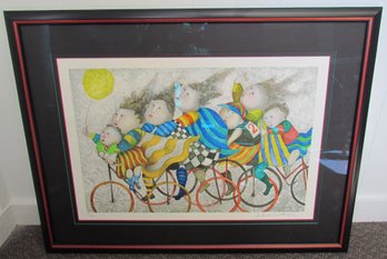 GRACIELA RODO BOULANGER Framed SIGNED Lithograph Journe  La Campagne