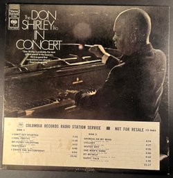 The Don Shirley Trio In Concert / CS 9684 / LP Record - Promo