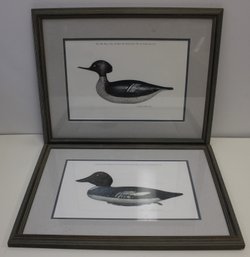 (2) Signed DUCKS UNLIMITED Framed Lithographs-Nancy Howe & Siddhia Hutchinson