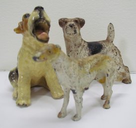 (3) Vintage DOG Figurines