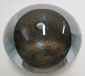 Signed Chatham Glass Company Paperweight