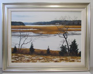 Framed Oil On Canvas Painting By HOWARD BUSH