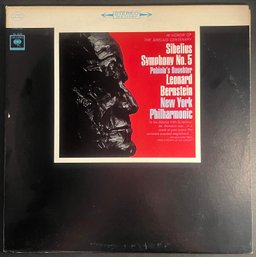 Sibelius Symphony No. 5 Leanoard Bernstein / MS 6749 / LP Record