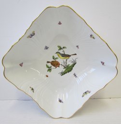 Large HEREND Serving Bowl *Birds & Butterflies*