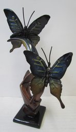 Renew Ruby Sculpture Butterflies IMAGO Mill Creek Artist Signed