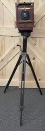 Vintage 1910's EASTMAN VIEW CAMERA #2 With AGFA Tripod